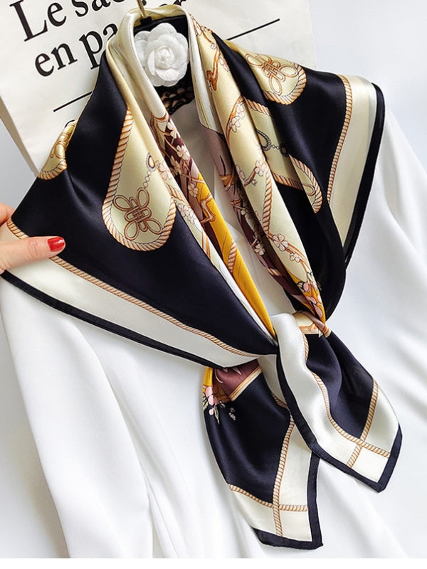 [P010] SilkSilky-CA Pure Silk Scarf 001,