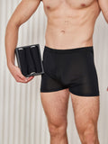 SilkSilky CA Silk Knitted Mens Underwear Black 001