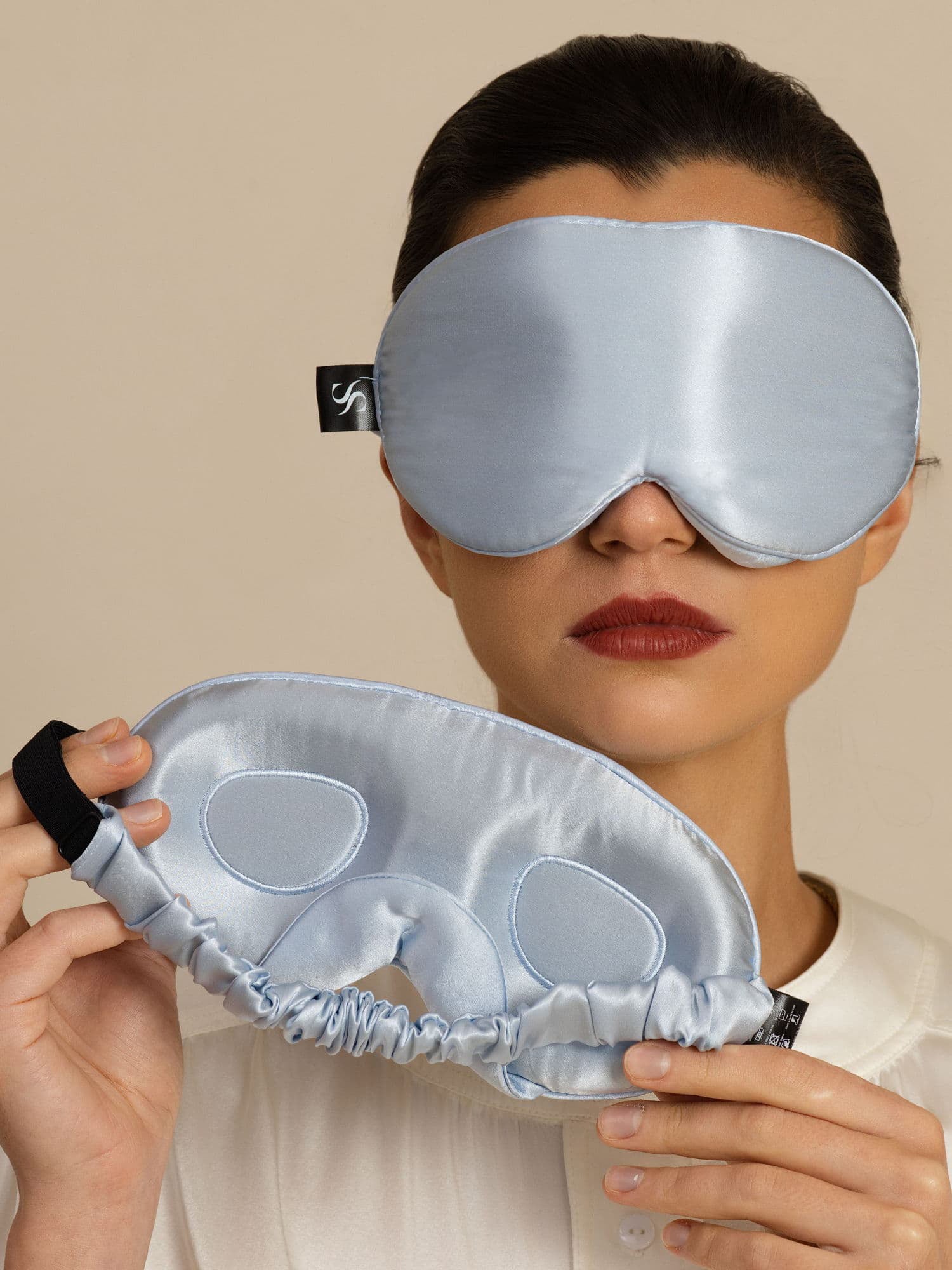 [Light Blue] SilkSilky-CA 22Momme Eye Mask 003
