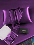 SilkSilky-CA 19Momme Pure Silk Pillowcase Purple 007