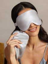 [Silver] SilkSilky-CA Eye Mask 001