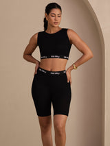 [Black] SilkSilky-CA Sleeveless Crew Neck Camisole 005