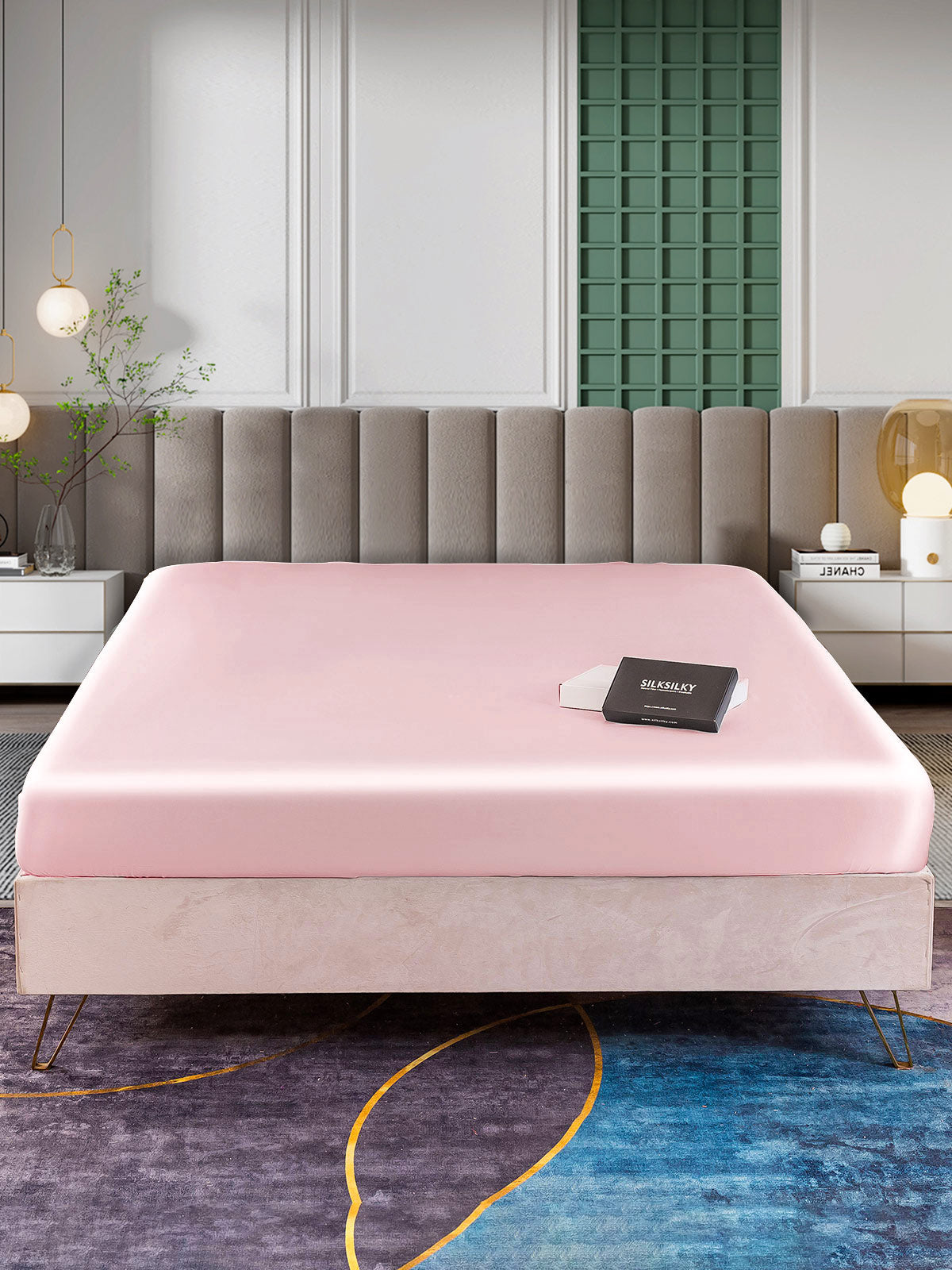 [Pink] SilkSilky-CA 25Momme Sheet 002