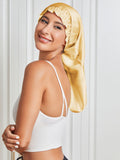 SilkSilky CA Pure Silk Sleep Cap Champagne 001