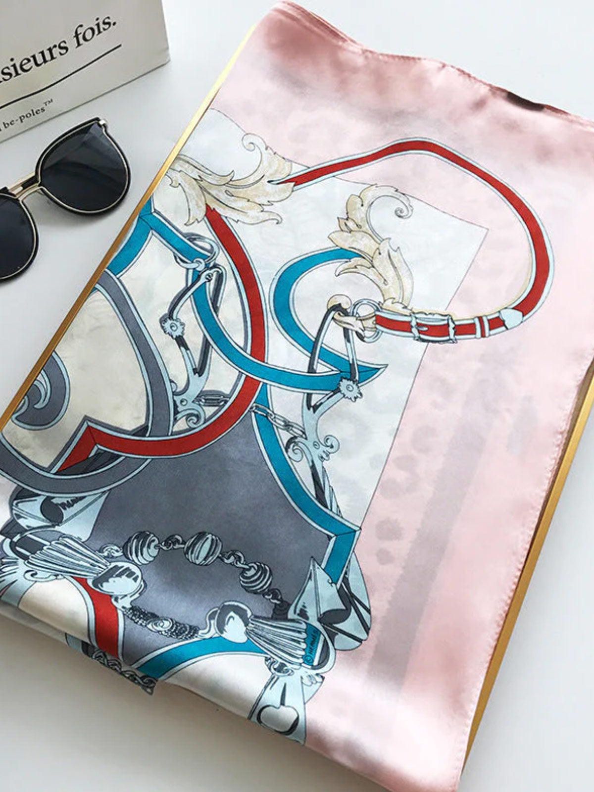 [P015] SilkSilky-CA Pure Silk Scarf 003,