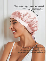 [Pink] SilkSilky-CA Sleep Cap 003