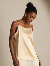 [Champagne] SilkSilky-CA Spaghetti Strap Camisole 004