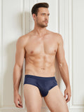 SilkSilky CA Silk Knitted Mens Underwear DarkBlue 003