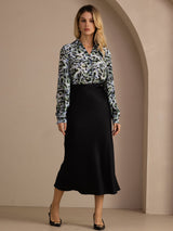 [Black] SilkSilky-CA Skirt 006
