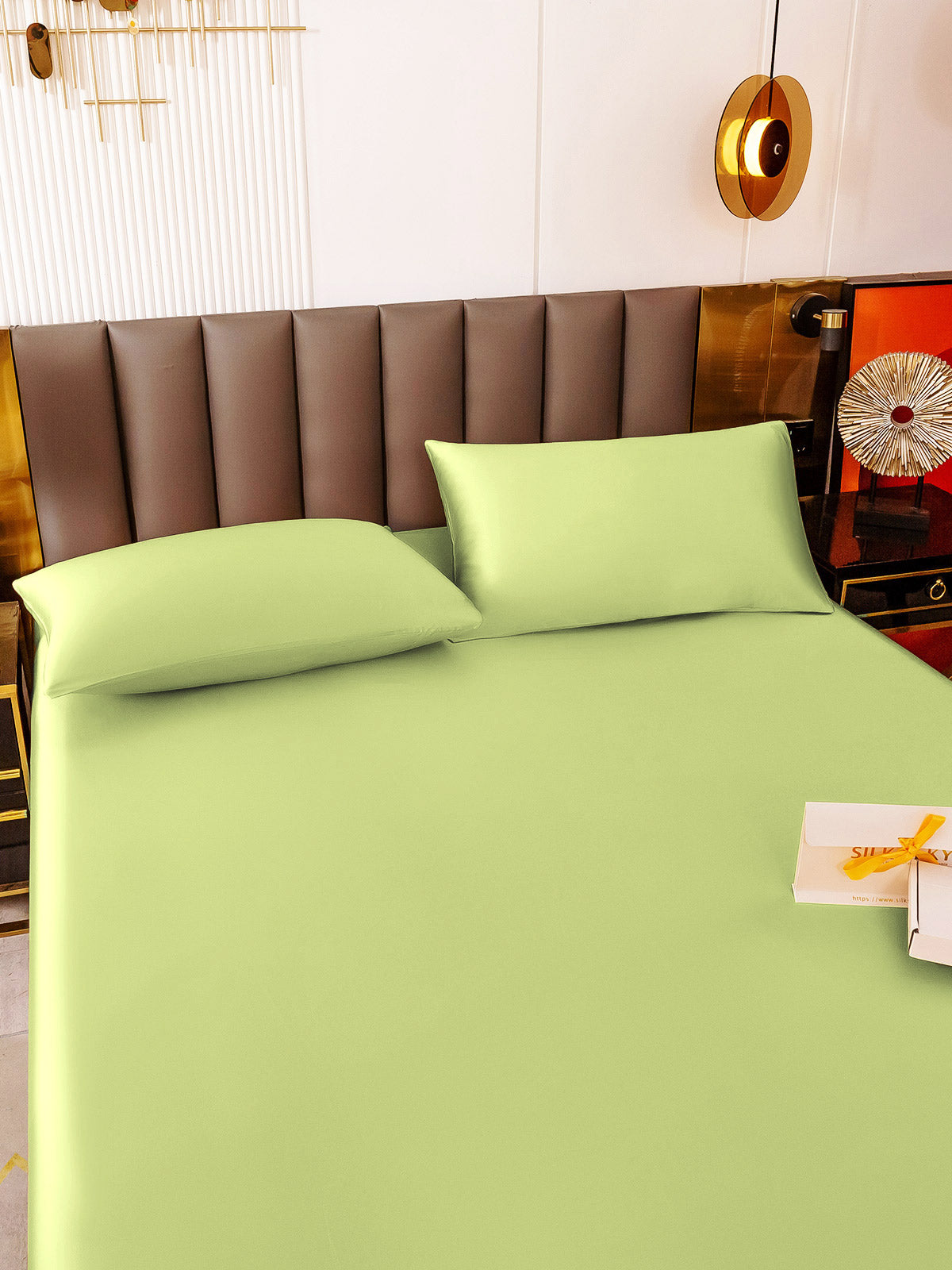 [Mint Green] SilkSilky-CA 19Momme Bedding Set 005