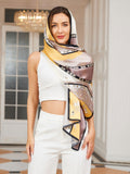 SilkSilky CA Pure Silk Scarf Yellow 004