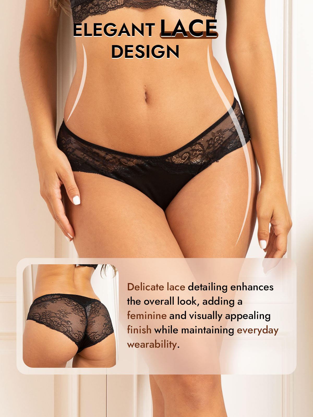 [Black] SilkSilky-CA 100% Silk Jersey Panty 005
