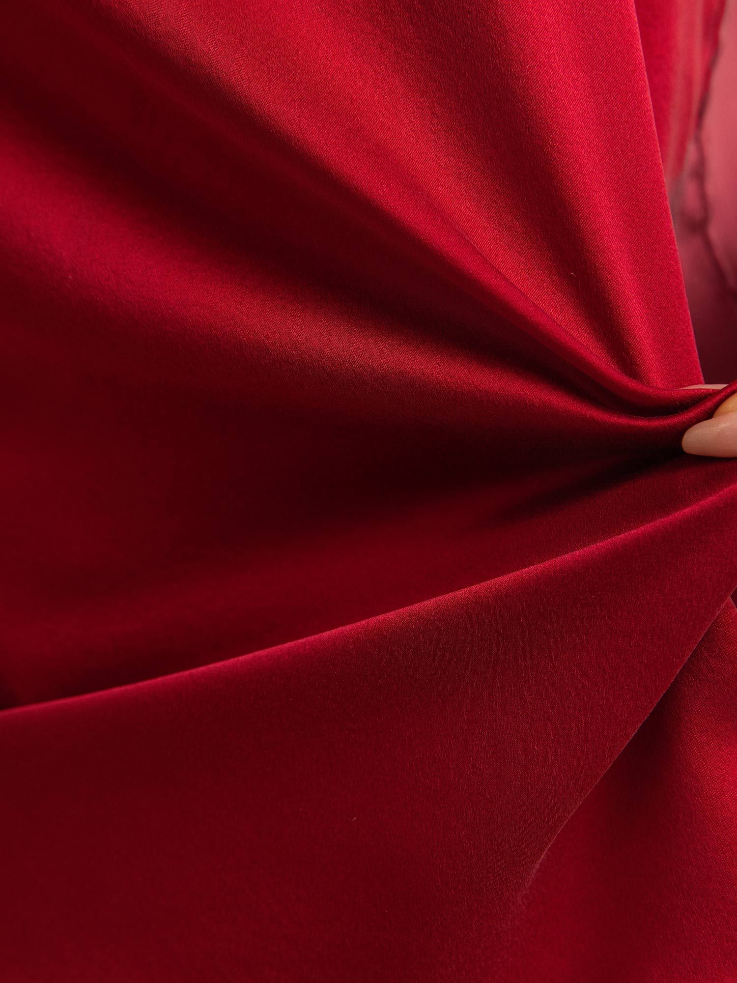 [Wine] SilkSilky-CA 19Momme Washable Silk Camisole Set 004,