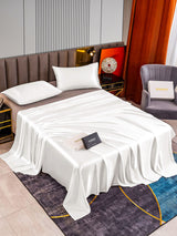 [White] SilkSilky-CA 22Momme Bedding Set 002