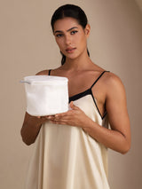 [White] SilkSilky-CA Laundry Wash Bags 005