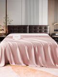 SilkSilky CA 22Momme Pure Silk Sheet PaleMauve 001