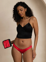[Red] SilkSilky-CA 19Momme Panty 006
