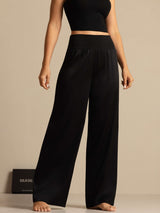 [Black] SilkSilky-CA Women's Pants 003