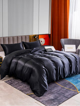 [Black] SilkSilky-CA 22Momme Bedding Set 002