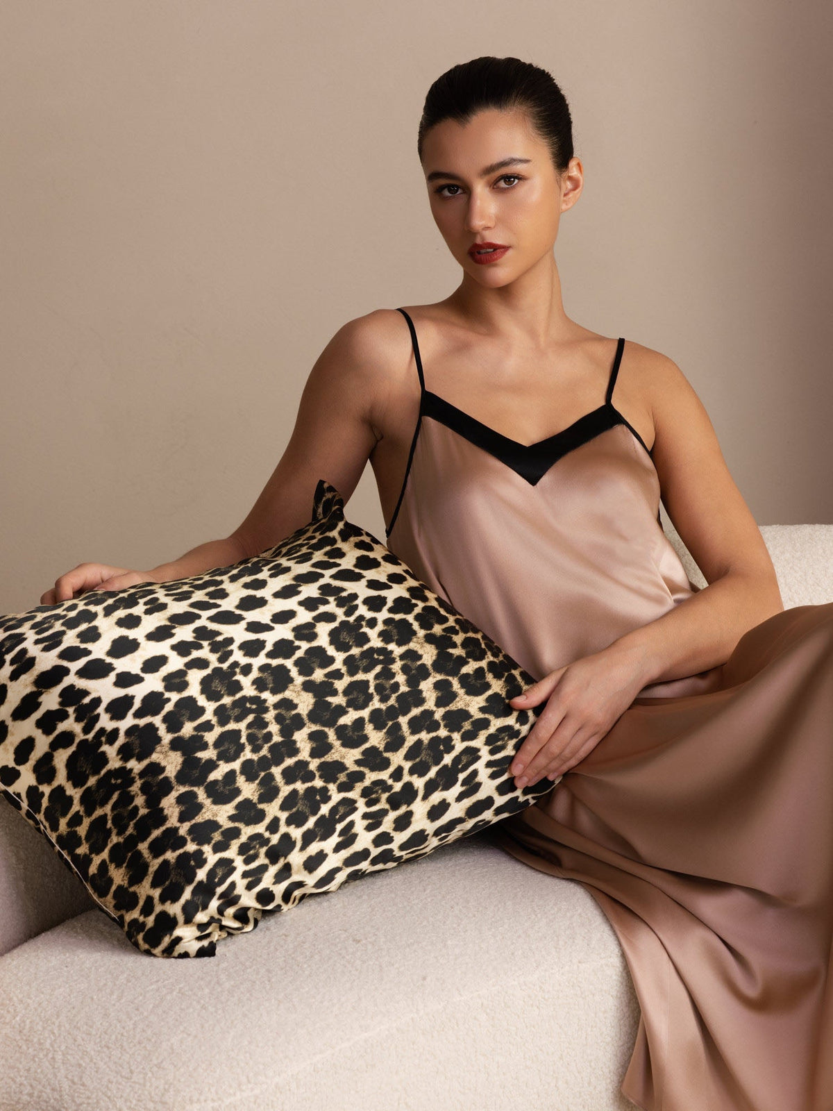 [Leopard] SilkSilky-CA Pillowcase 001