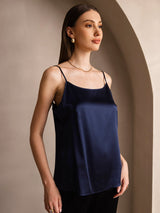 [Dark Blue] SilkSilky-CA Spaghetti Strap Camisole 004