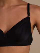 [Black] SilkSilky-CA Bra 005