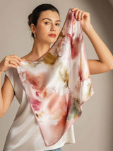 [P101] SilkSilky-CA Pure Silk Scarf 004,