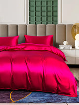 [Wine] SilkSilky-CA 25Momme Bedding Set 004