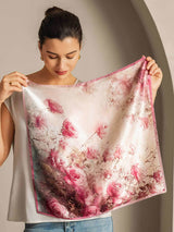[P103] SilkSilky-CA Pure Silk Scarf 003,