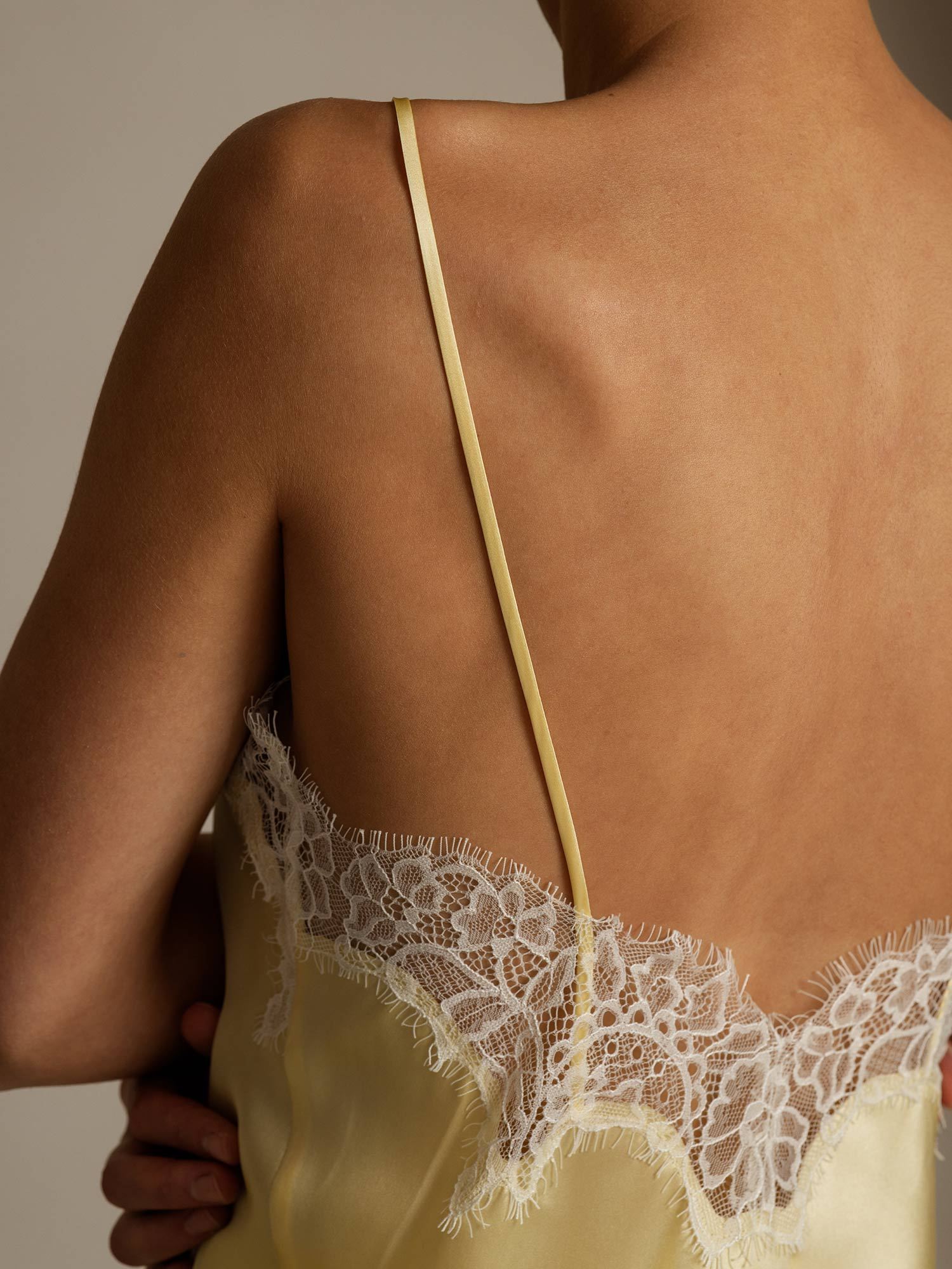 [LightYellow] SilkSilky-CA Pure Silk Camisoles 005
