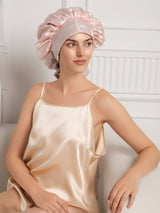 [Pale Mauve] SilkSilky-CA Sleep Cap 009