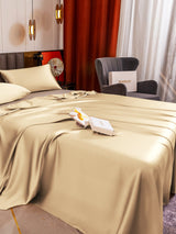 [Beige] SilkSilky-CA 19Momme Bedding Set 004