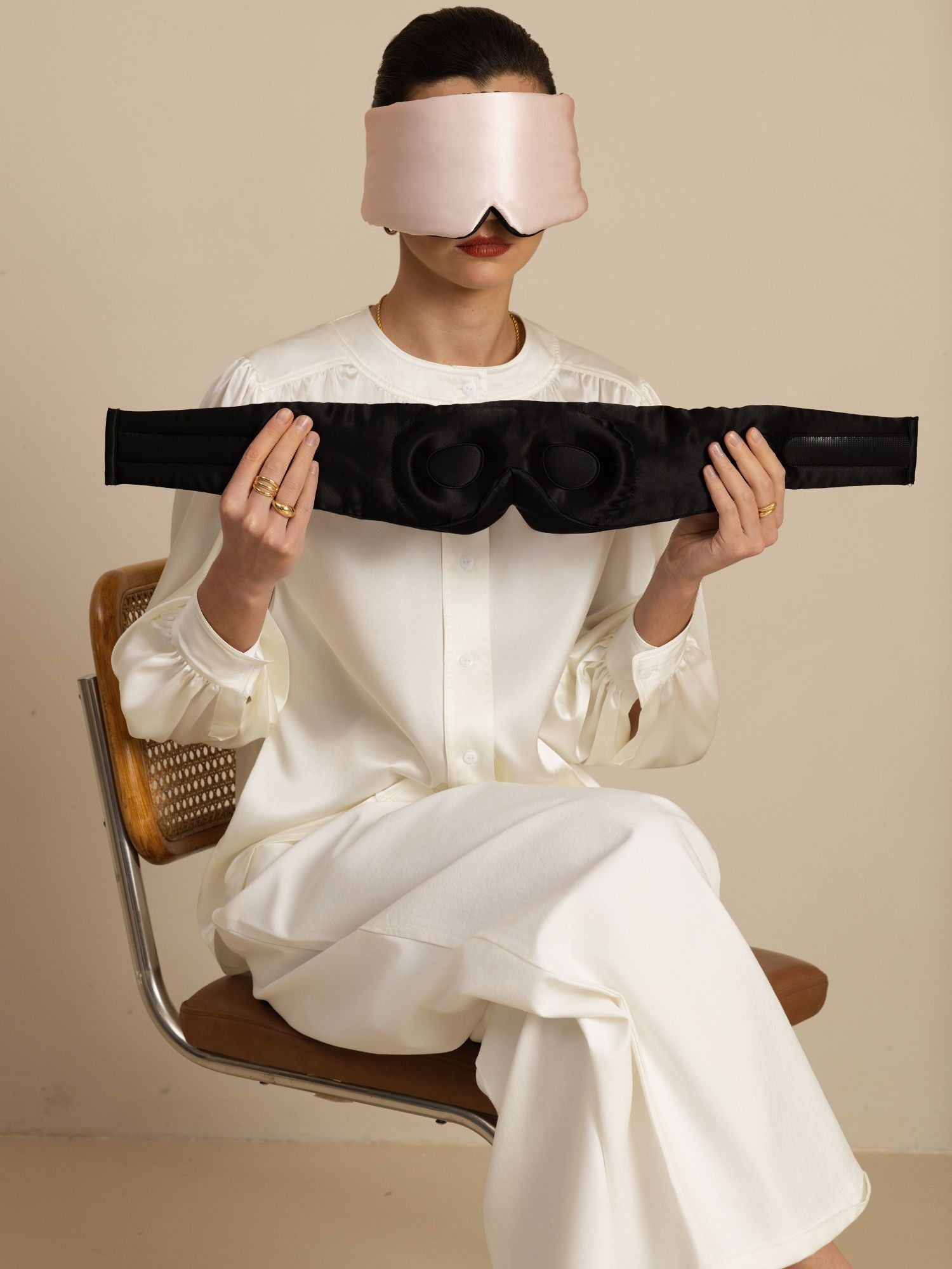 [Pink] SilkSilky-CA Eye Mask 002