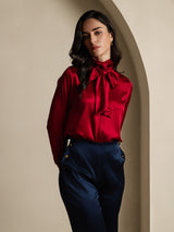 [Dark Blue] SilkSilky-CA Women's Pants 008