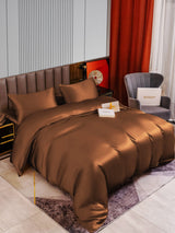 [Coffee] SilkSilky-CA 22Momme Bedding Set 002