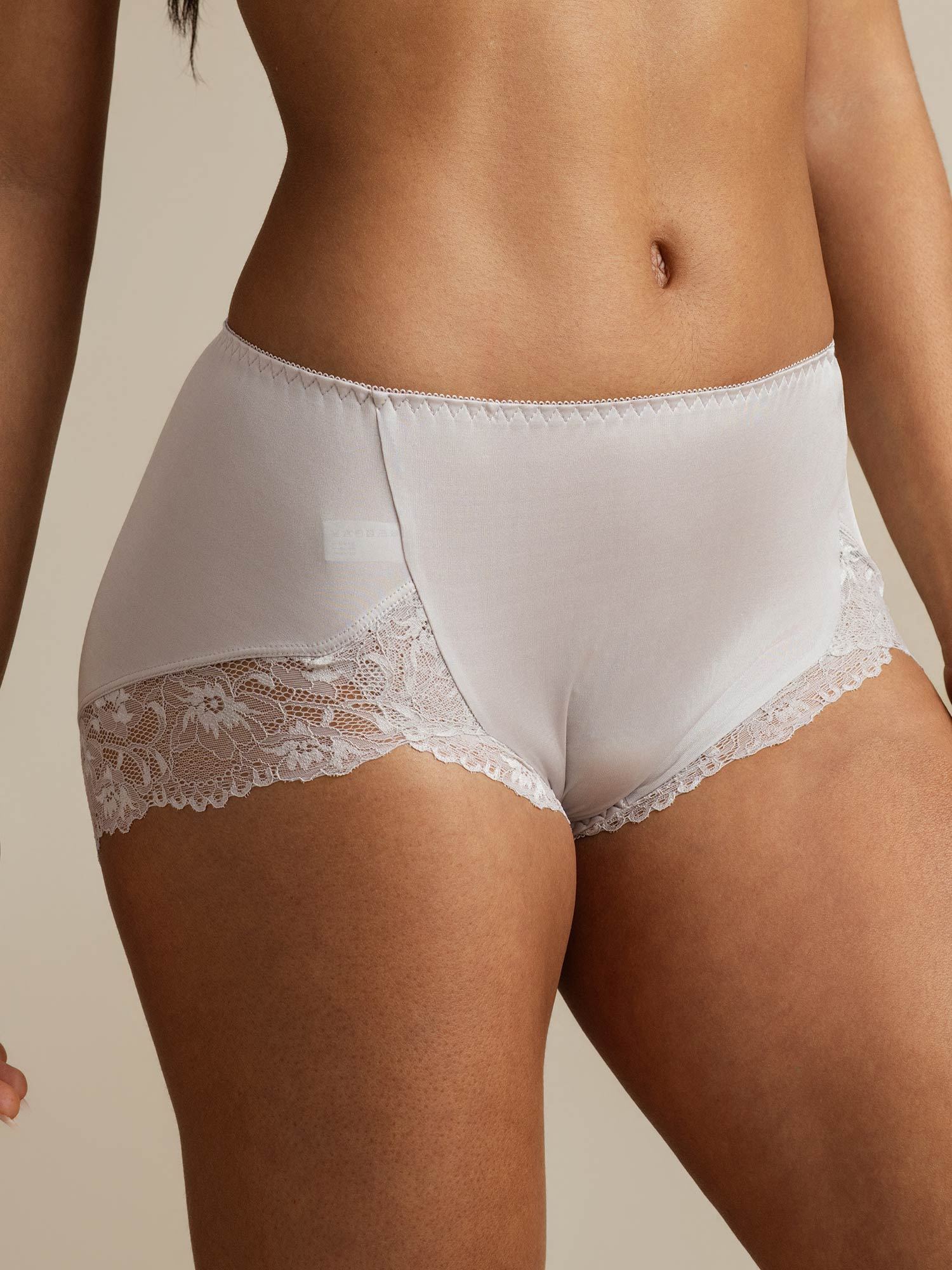 [Gray] SilkSilky-CA Pure Silk Panty 001,