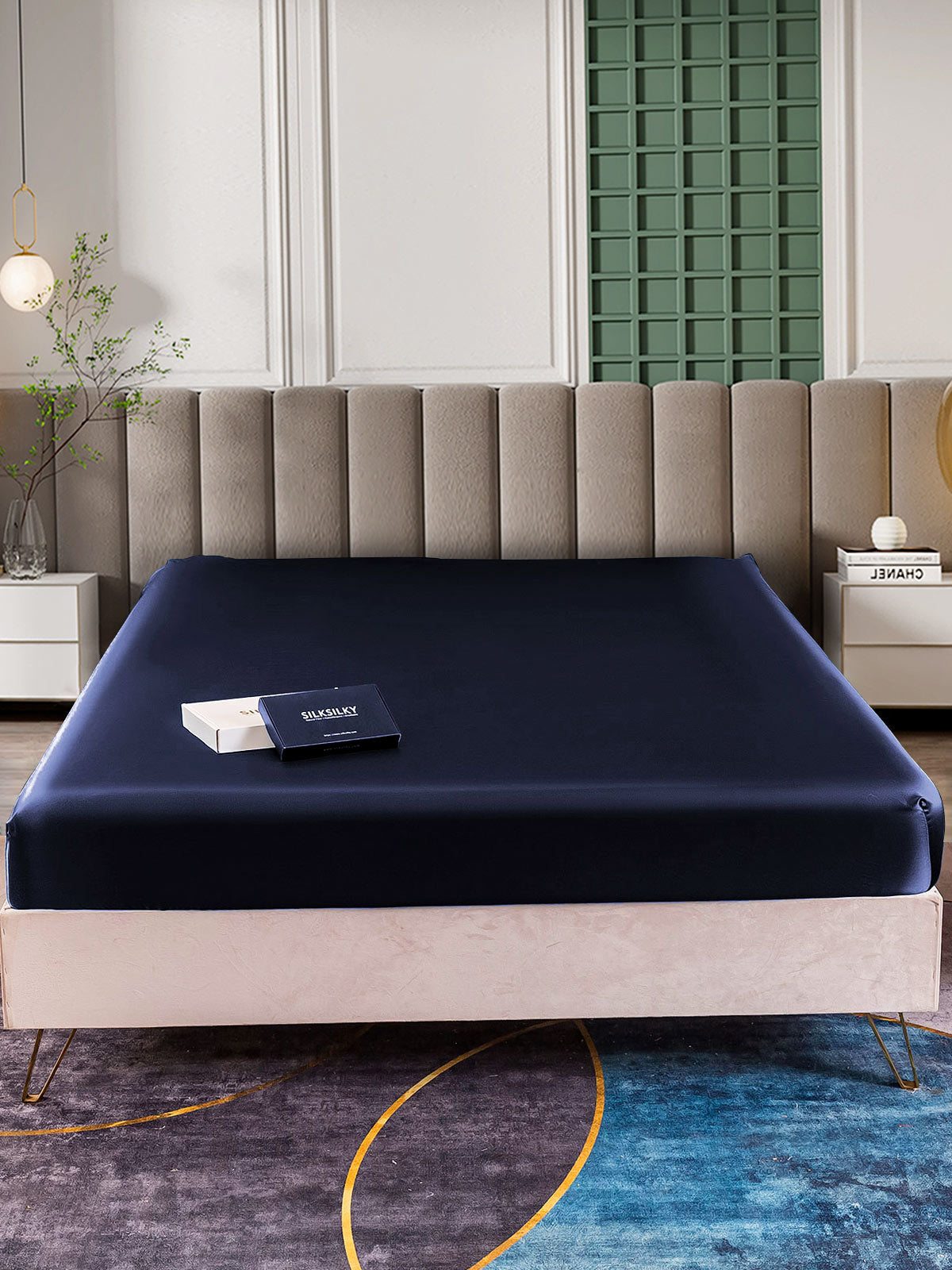 [Dark Blue] SilkSilky-CA 25Momme Sheet 002