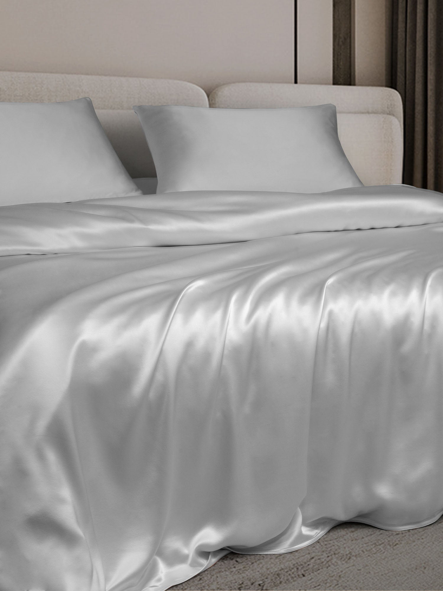 [Silver] SilkSilky-CA 22Momme Bedding Set 003
