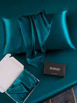 [Teal] SilkSilky-CA 22Momme Pure Silk Pillowcase 005