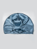 SilkSilky CA Pure Silk Sleep Cap SteelBlue 005