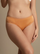 [Orange] SilkSilky-CA 100% Silk Jersey Panty 001