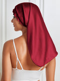 SilkSilky CA Pure Silk Sleep Cap Wine 006