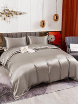 [Gray] SilkSilky-CA 19Momme Bedding Set 006