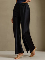 [Black] SilkSilky-CA Women's Pants 005