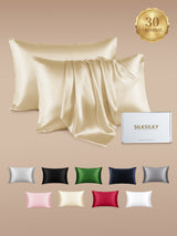 [Ivory] SilkSilky-CA 30Momme Pillowcase 001