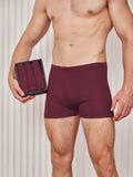 SilkSilky CA Silk Knitted Mens Underwear Wine 001