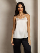 [Light Gray] SilkSilky-CA Spaghetti Strap Camisole 001