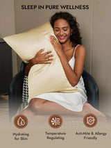 [Ivory] SilkSilky-CA 30Momme Pillowcase 005