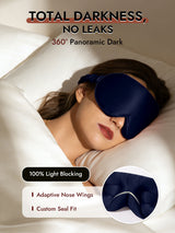 [Dark Blue] SilkSilky-CA 22Momme Eye Mask 002