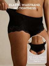 [Black] SilkSilky-CA 100% Silk Jersey Panty 006